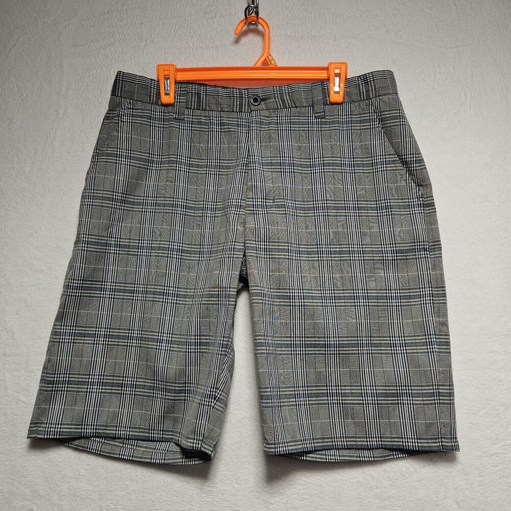 Travis Mathew Men's‎ Plaid Golf Shorts Chino Casual Quick Dry Size 36 Pockets